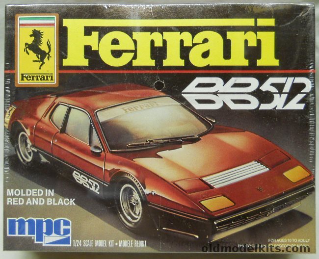 MPC 1/25 Ferrari BB512, 1-0553 plastic model kit